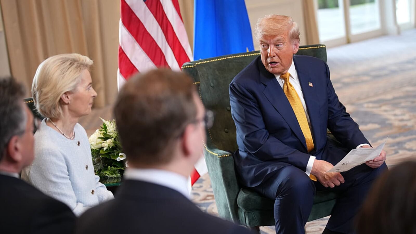 Trump Threatens EU With Tariffs Over Tech Company Fines